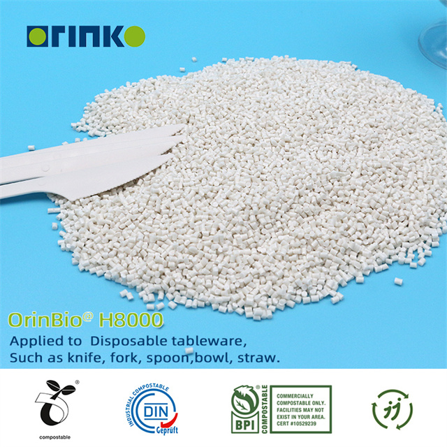 OrinBio PBAT Lebensmittelechtes Material, 100 % biologisch abbaubares Material, PLA, 100 % Melamin, Lebensmittelqualität, Pla-Beutel
