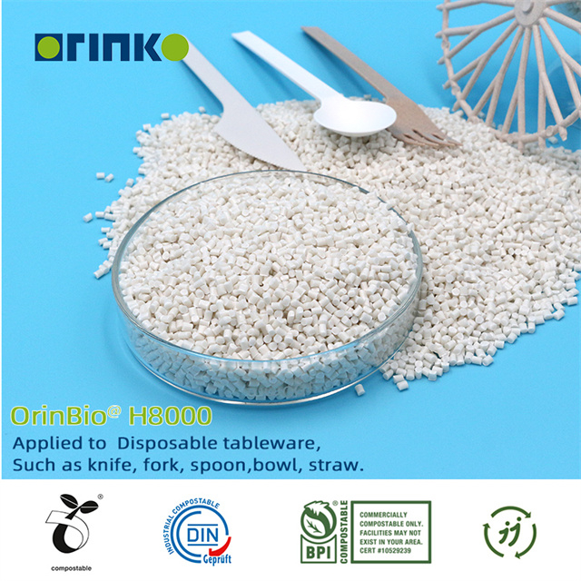 OrinBio 3d Pla 100 % biologisch abbaubare Pla-Pellets, Extrusionsqualität für kompostierbares Stroh